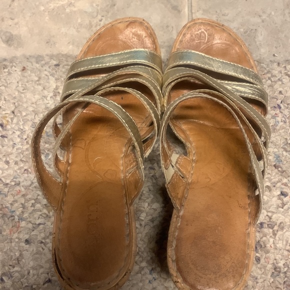 Born Gold Strappy heels - Picture 3 of 8